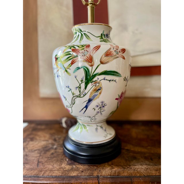 Wildflower and Lily Lamp Attributed to Scully and Scully For Sale - Image 10 of 12