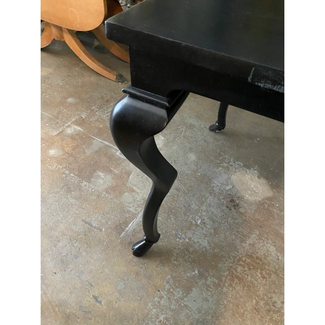 Wood Lacquered Goat Foot Shaped Dinning Table For Sale - Image 7 of 9