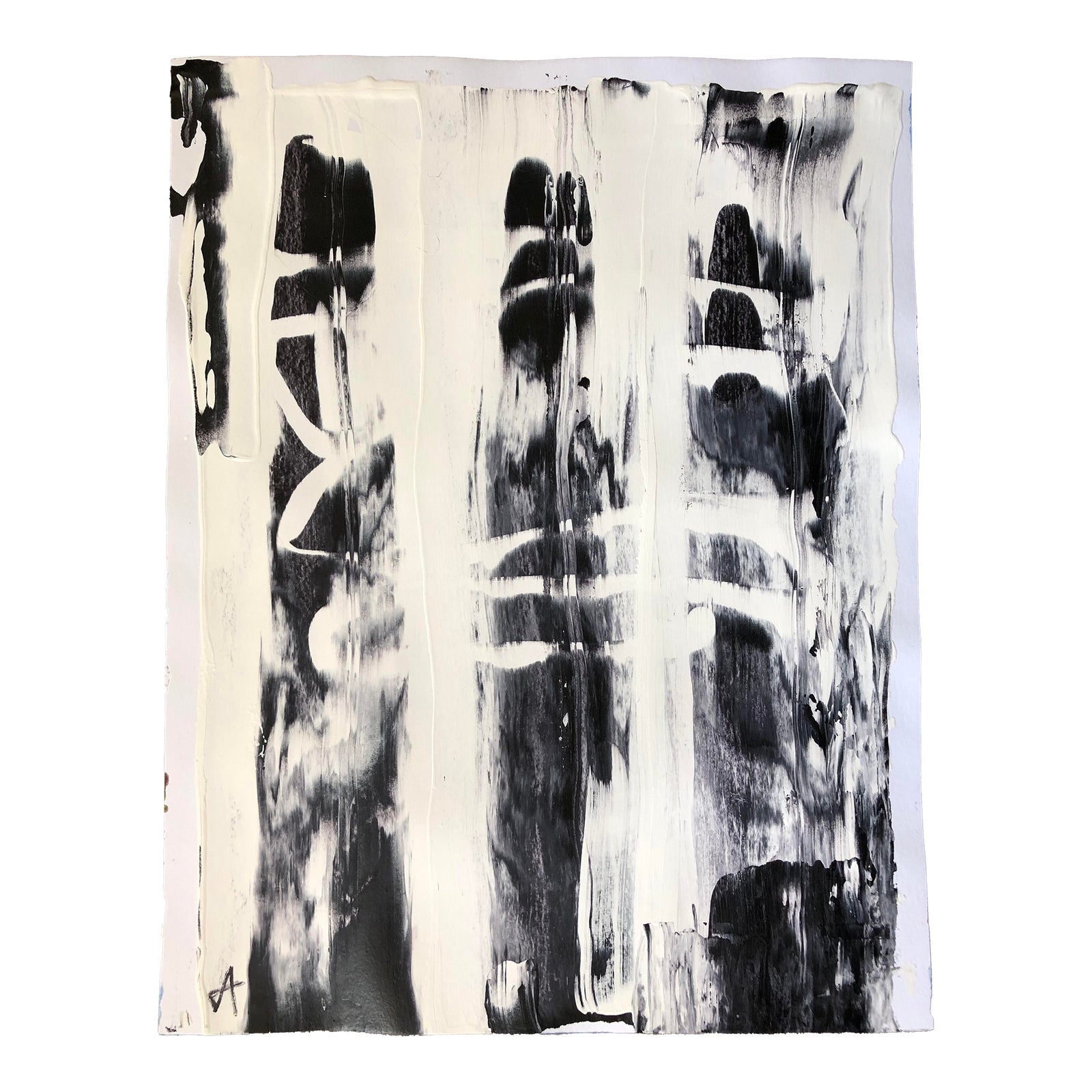 Original Painting by Auker,”Feathers” | Chairish