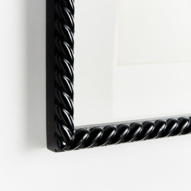 Our Wading Duck Prints are a bold, regal pair. A vintage look, framed out in a black highgloss frame with a rope motif...