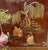 Antique Asian Oxblood Red Cabinet With Green Interior For Sale - Image 12 of 18
