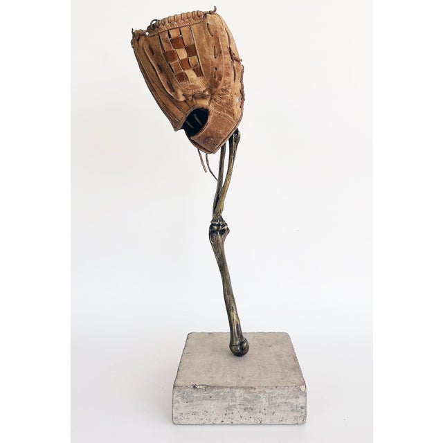 Bronze Arles Del Rio Sculpture, "Hoping That Things Fall From the Sky" For Sale - Image 4 of 12