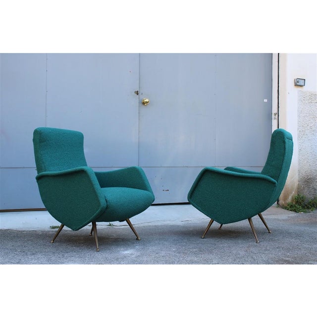 Armchairs by Aldo Morbelli for Isa Bergamo, Italy, 1950s, Set of 2 For Sale - Image 15 of 16