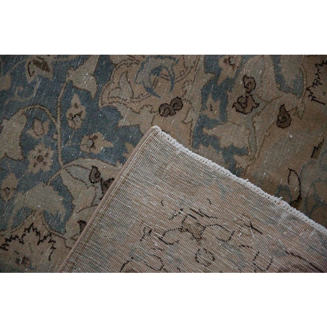 Vintage Distressed Tabriz Carpet - 7'5" x 10'9" For Sale - Image 12 of 15