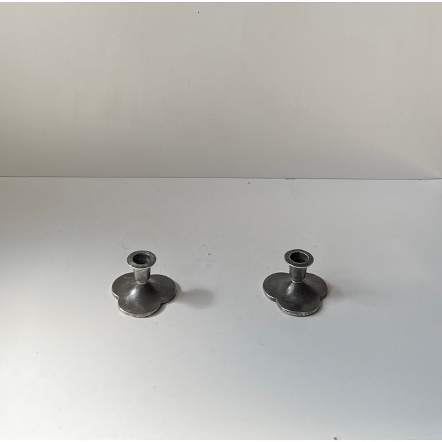 A set of 2 low Candlesticks designed by Just Andensen in Denmark during the 1930s or 1940s. They are made from the finest...