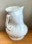 Ceramic Vintage Monumental White Ceramic Double-Handled Vase For Sale - Image 7 of 12