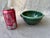 Vintage Green Glazed Ceramic Pottery Bowl With Side Handles For Sale - Image 12 of 12