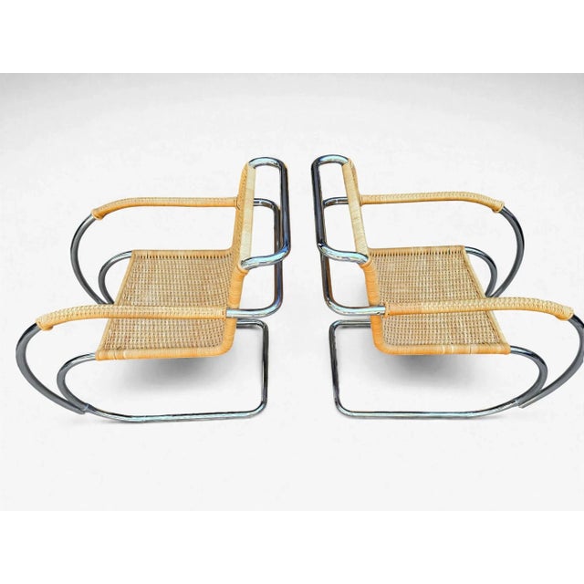 Mid-Century Modern Mr 20 Cantilever Arm Chair by Mies Van Der Rohe for Stendig For Sale - Image 3 of 14
