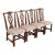 Drexel Heritage Georgian Carved Mahogany Dining Chairs, Set of Four For Sale