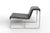 Atlanta Lounge Chair realized by Giuseppe Bavuso for Alivar. Aluminium structure and padded black leather. Excellent...