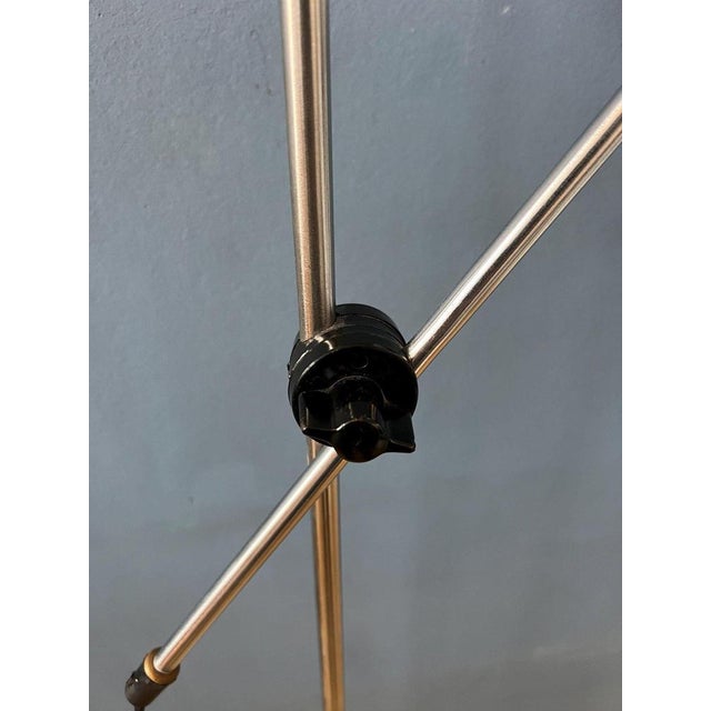 Small Vintage White Flexible Floor Lamp For Sale - Image 9 of 11