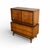 1960s United Furniture Vintage Mid Century Modern Diamond Front Highboy Dresser C. 1960s, Attributed For Sale - Image 5 of 10