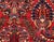 Antique Persian Sarouk Rose/Navy Wool Area Rug 3' 4'' X 5' 1'' For Sale - Image 4 of 5