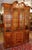 1990s Henredon Aston Court Burl Wood Beveled Glass Bookcase China Cabinet Breakfront For Sale - Image 5 of 18