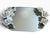 Vintage Studio Silversmiths Floral Mirrored Vanity Tray For Sale - Image 4 of 6