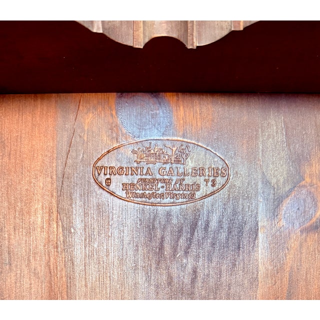 Mid 20th Century Henkel Harris “Virginia Galleries” Queen Anne Style Side Table For Sale - Image 9 of 9