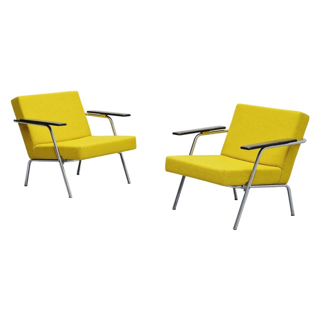 Set of Sz02 Easy Chairs attributed to Martin Visser for T Spectrum, 1964 For Sale