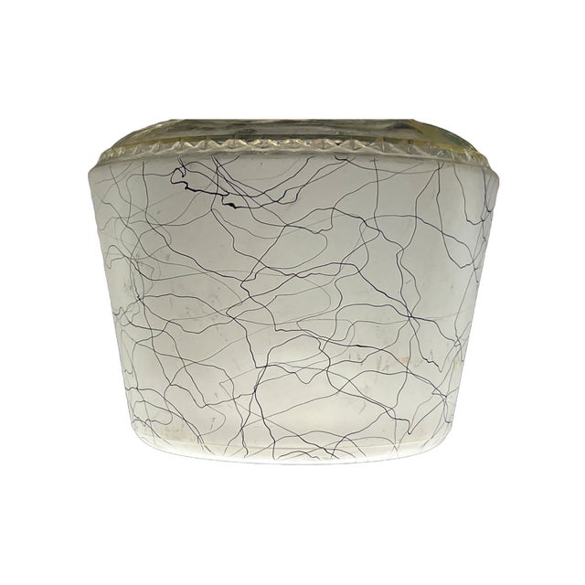 Mid-Century Modern Midcentury Modern Semi Flush Globe #2418 For Sale - Image 3 of 3