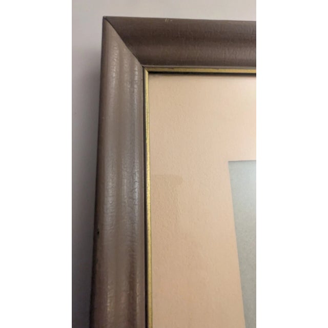 Vintage 1965 Framed Matted Portrait Signed by Jo Halght 18"x22" For Sale - Image 13 of 16