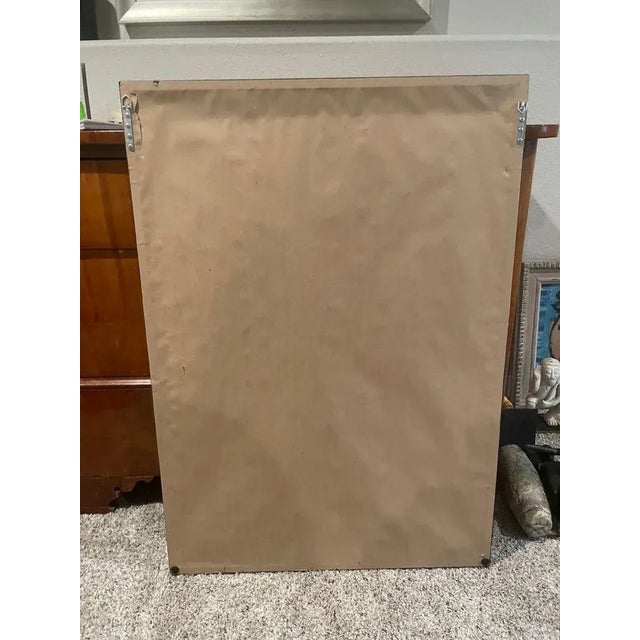 Purvis Young 1990s Mixed Media Painting, Signed, Framed, 36.50” X 26” For Sale - Image 6 of 8