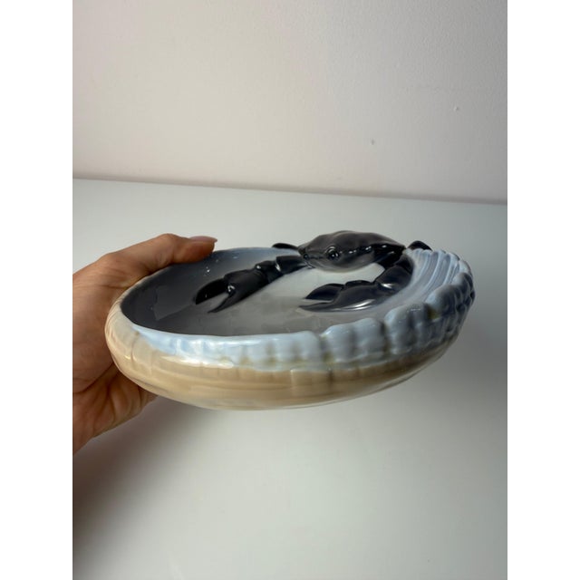 Royal Copenhagen Model 3131 Crab Shell by Jorgen Baslov for Royal Copenhagen For Sale - Image 4 of 11