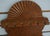 Primitive Style Wood Collector Sponge Painted Spoon Holder W. Carved Sun Rays For Sale - Image 4 of 8