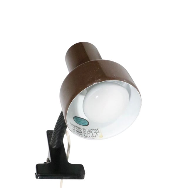 Mid-Century Modern Mid 20th Century Clip on Work Light For Sale - Image 3 of 9