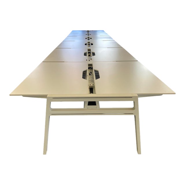 Steelcase Turnstone Bivi Modern Desk Set Up for 12 For Sale