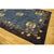 Chinese 1920s Antique Blue Navy Traditional Floral Birds Chinese Peking Wool Rug For Sale - Image 3 of 10