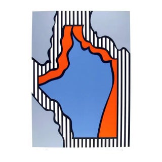 Nicholas Krushenick, Chicago, Pop Art Screenprint For Sale