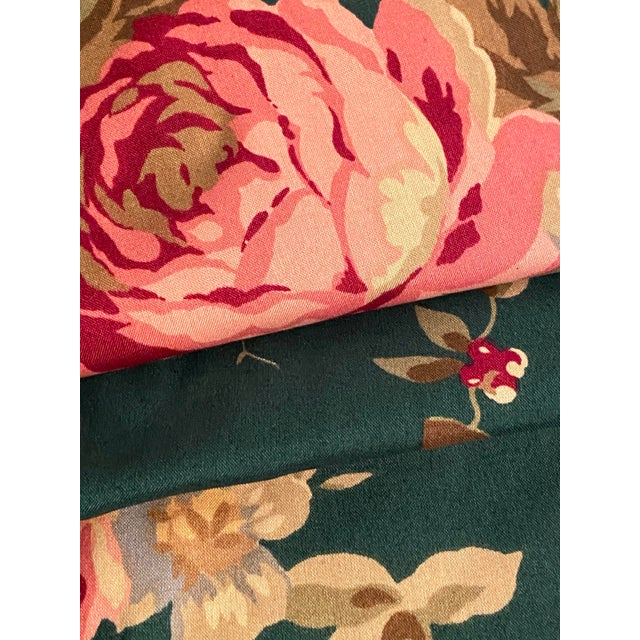 1980s Ralph Lauren Vintage Adirondack Floral Home Decor Fabric Ten