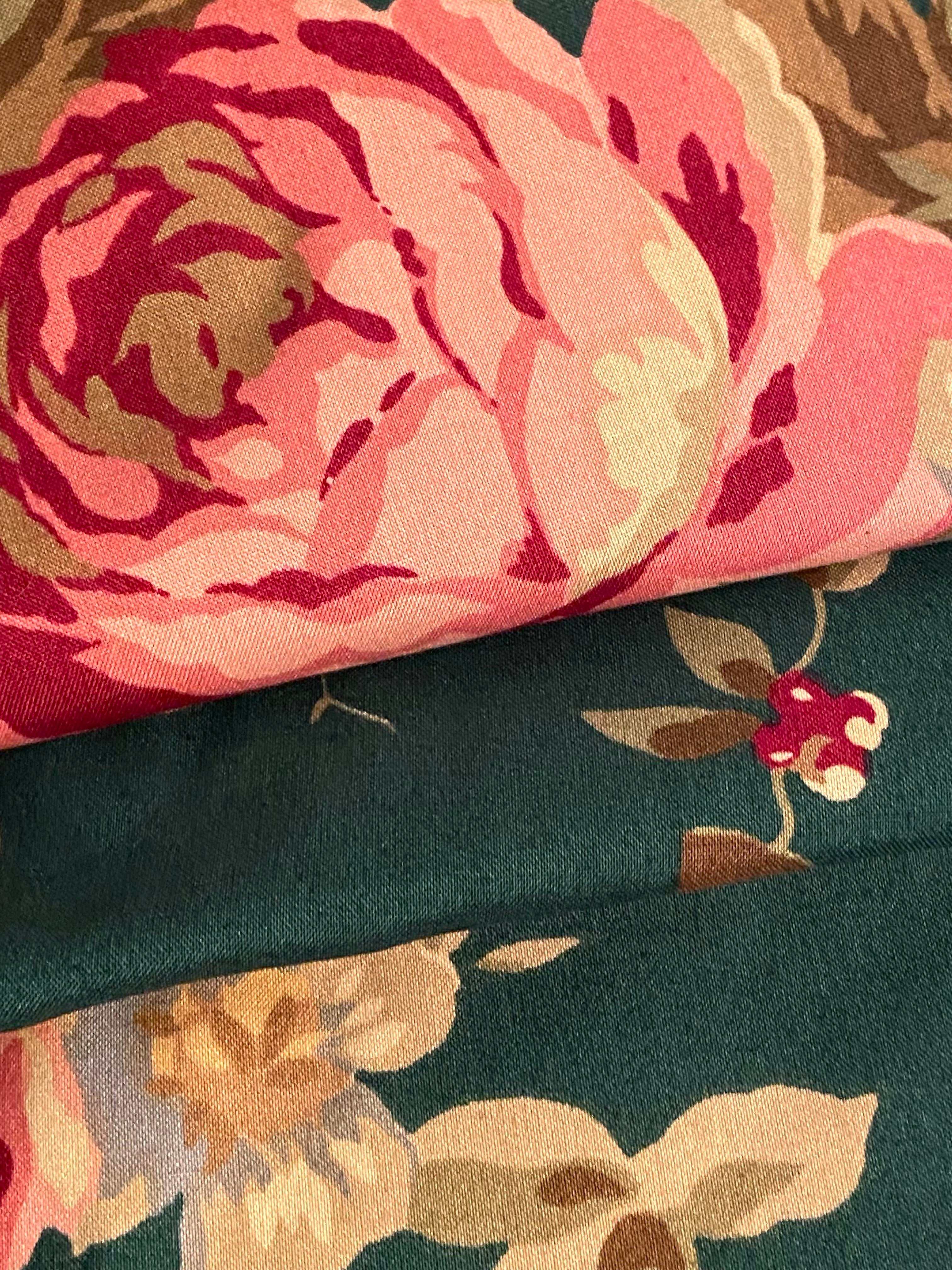 Vintage Ralph Lauren Adirondack Floral Home Decor Fabric Ten (10