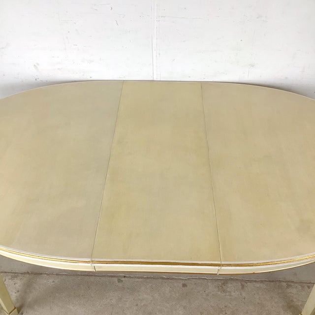 Mid-Century Gustavian-Style Oval Dining Table by Lysberg, Hansen & Therp For Sale In Philadelphia - Image 6 of 12