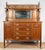 Victorian Antique Edwardian Quartersawn Oak Mirrored Sideboard Buffer Server For Sale - Image 3 of 18