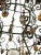 Vintage Wrought Iron Chandelier Decorated with Pendants of Various Shapes and Sizes and a Floral Theme For Sale - Image 6 of 9
