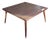 Mid-Century Single Tiered Square Coffee Table For Sale