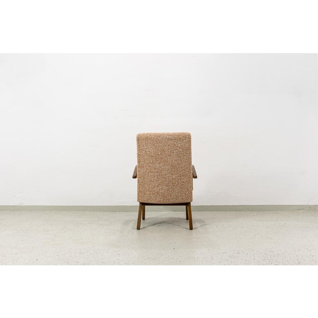 Wood Mid-Century Modern Chair by J Šmidek for Ton, 1960s For Sale - Image 7 of 16