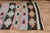 Textile Colorful Geometric Pattern Woven Kilim Runner Rug For Sale - Image 7 of 11