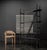This shelf was designed by an architect in Germany during the 1920s and 1930s. The frame is made of square section metal...
