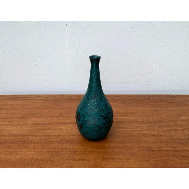 Mid-Century German Studio Pottery Vase by Töpferhof Malente, 1960s, in Very Good conditions. Designed 1960 to 1969 This...