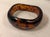 1970s Italian Lucite Tortoise Shell Abstract Bangle For Sale - Image 4 of 10
