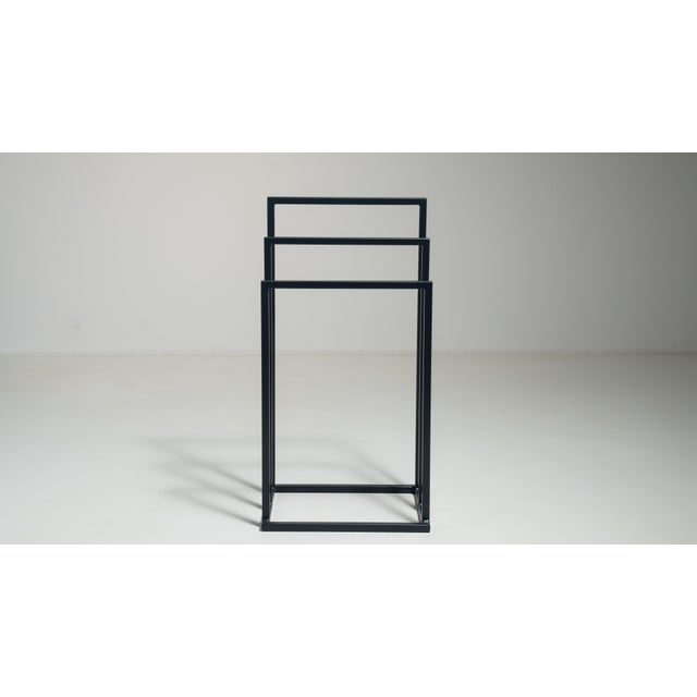 Black Early 21st Century Poland Black Metal Decorative Object For Sale - Image 8 of 15