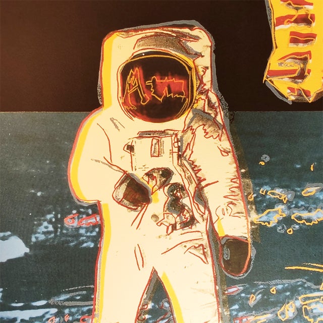 After Andy Warhol, The Moon, Lithograph, 1980s For Sale - Image 6 of 7