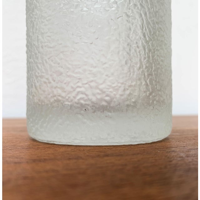 Vintage French Glass Spike Vase, 1970s For Sale - Image 16 of 18