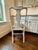 Bespoke 90” Wood & Iron Trestle Dining Table With 8 Custom Swedish Rococo Chairs by Slovack-Bass For Sale - Image 10 of 10
