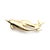 Vintage Tiffany and Company 14 Karat Yellow Gold Two Swimming Dolphins 2.4 Inch For Sale - Image 9 of 13
