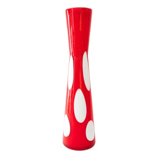 Murano Glass Vase, Italy, 1970s For Sale