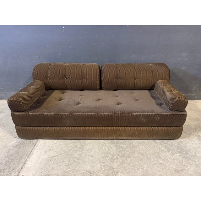 Vintage German Space Age Daybed/Sofa For Sale - Image 4 of 8