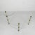 Black Kidney Shaped Etagere with Three Glass Plates, 1950s For Sale - Image 8 of 15