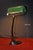 Belgian Art Deco Green Enamel Adjustable Desk Lamp from Sevadac, 1920s For Sale - Image 14 of 17